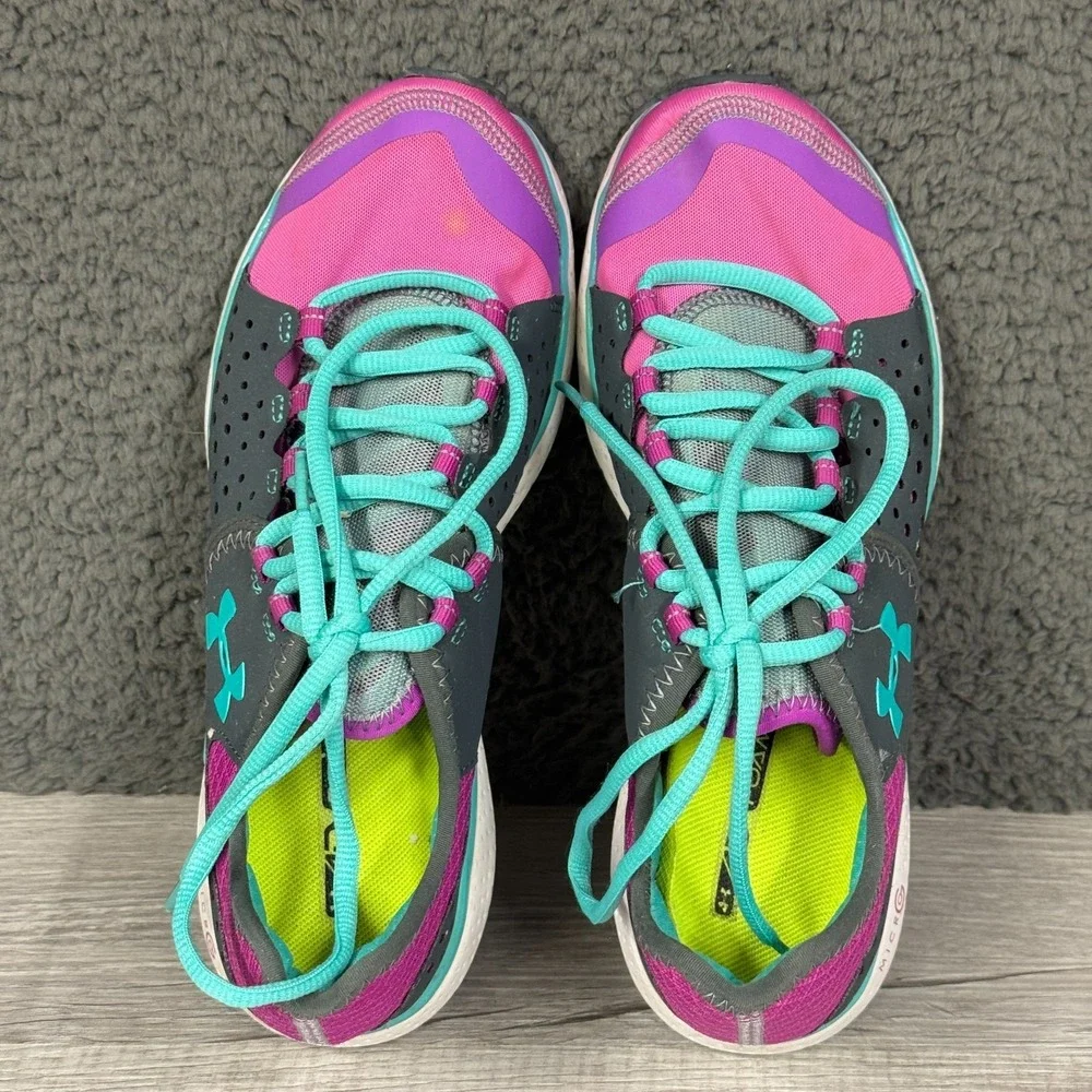 Under Armour Shoes Womens US 7 Black Pink Micro G Mantis Running Sneakers Active